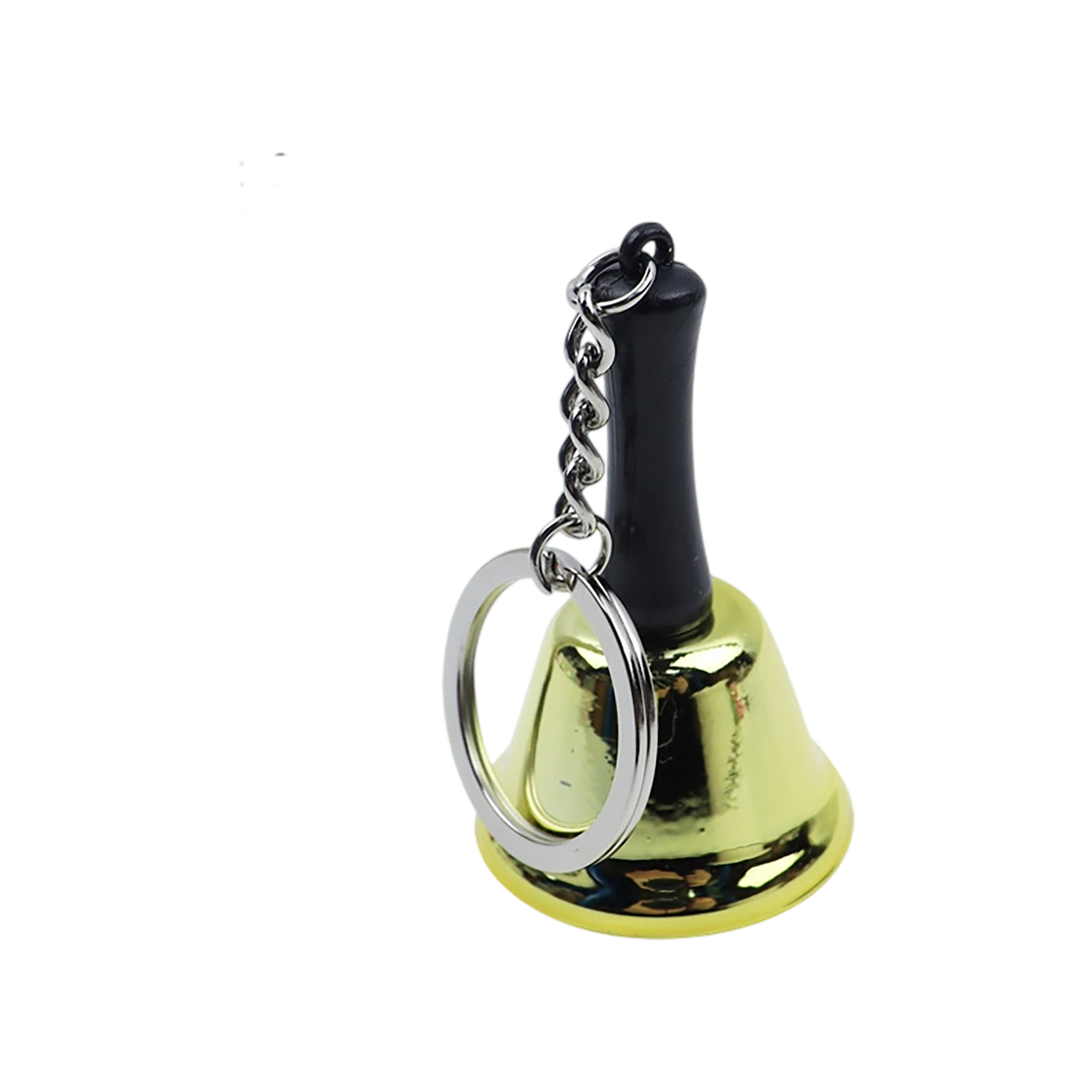 Mini Metal Hand Bell With Key Ring 1.5" Length x 2.6" Width 4