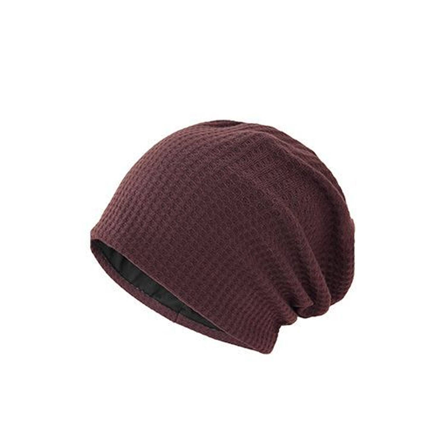 Simple And High-End Double-Layer Knitted Fabric Bean Hat 8