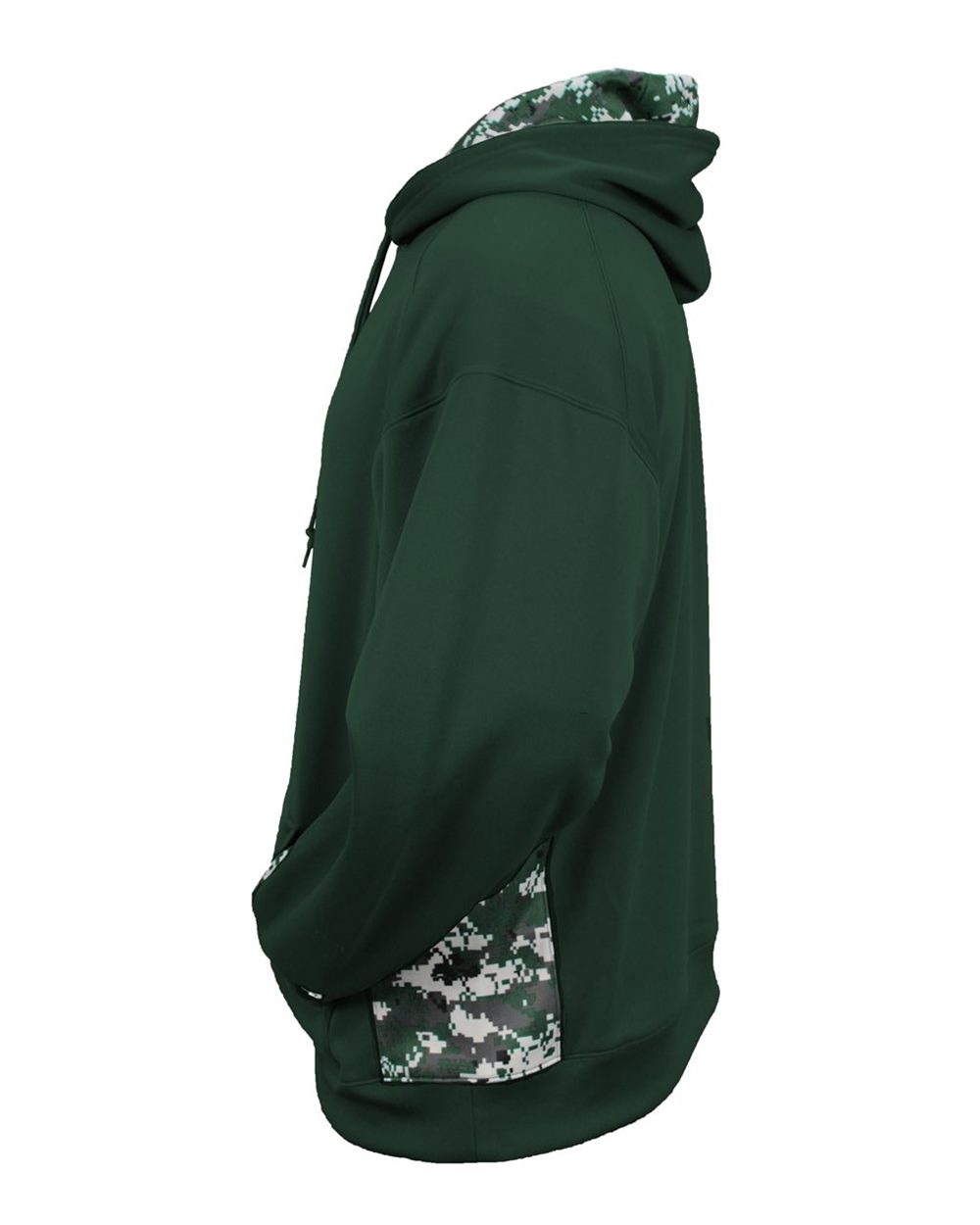 Youth Digital Camo Colorblock Performance Fleece Hooded Sweatshirt - 2464 13