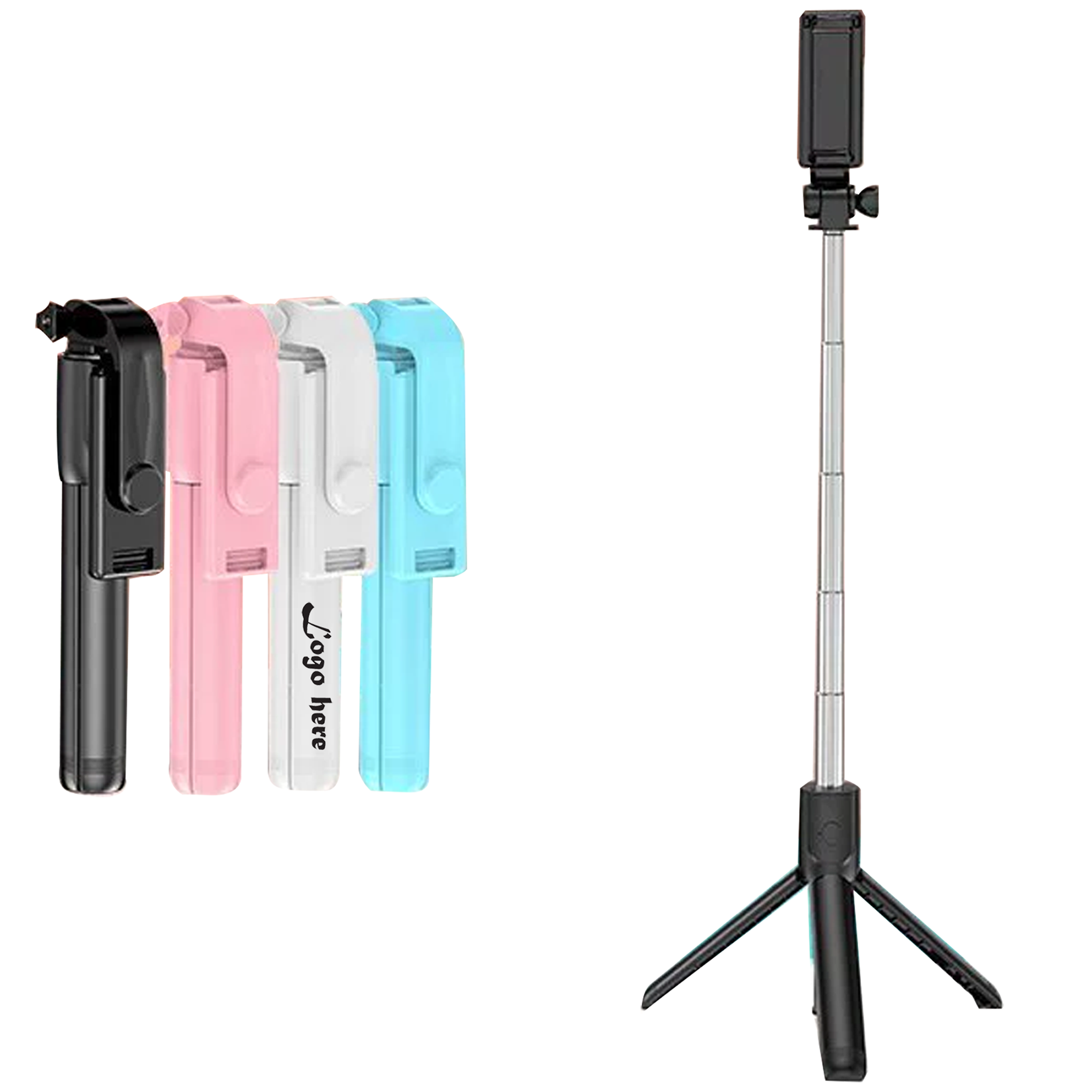 3 In 1 Anti-Shake Retractable Phone Selfie Stick 2