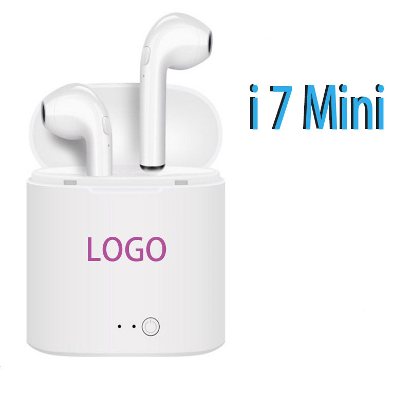 I7 mini Wireless Earbuds Headphones w/ Charging Case Compatible 2