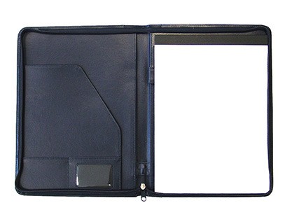 Deluxe Padfolio Folder Plus w/Zipper Closure 3
