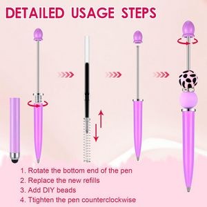 DIY Beaded Pens With Stylus 19