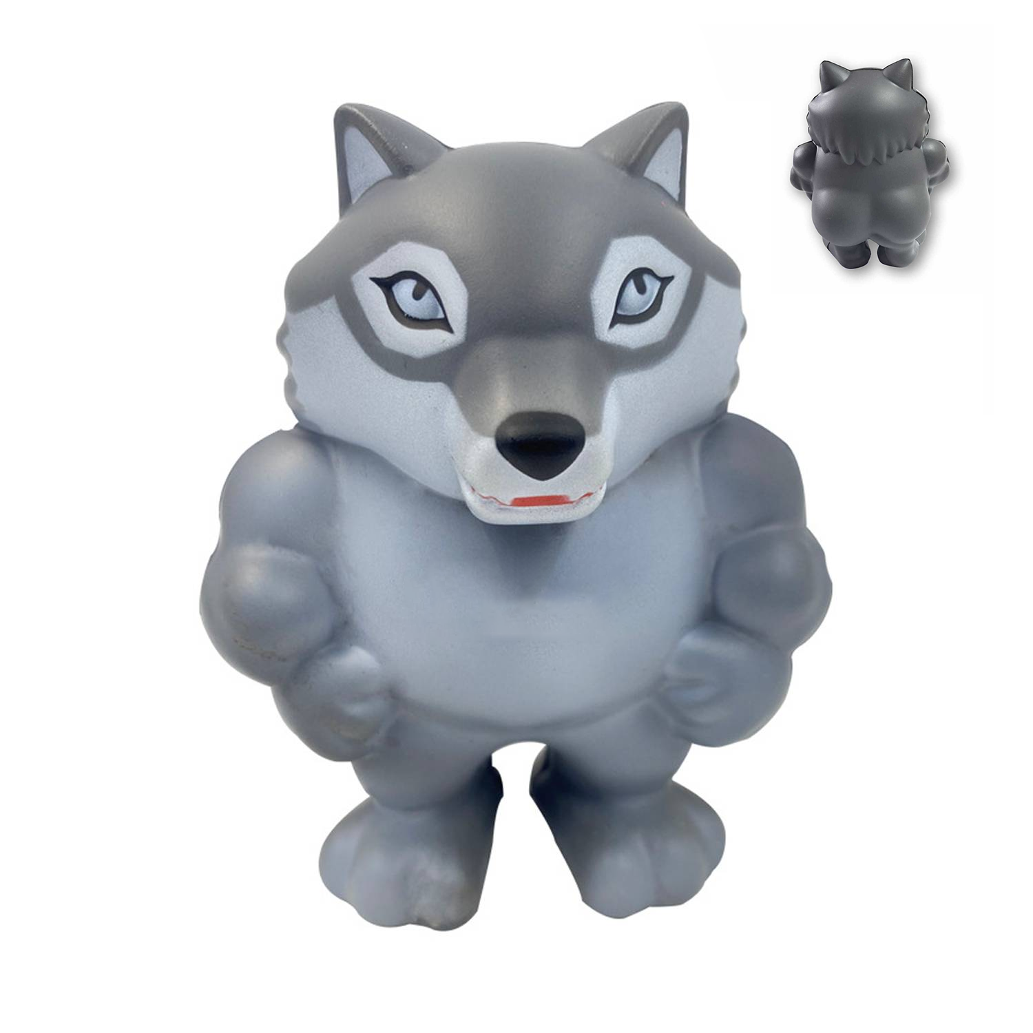 PU Wolf Mascot Stress Reliever Toy 2