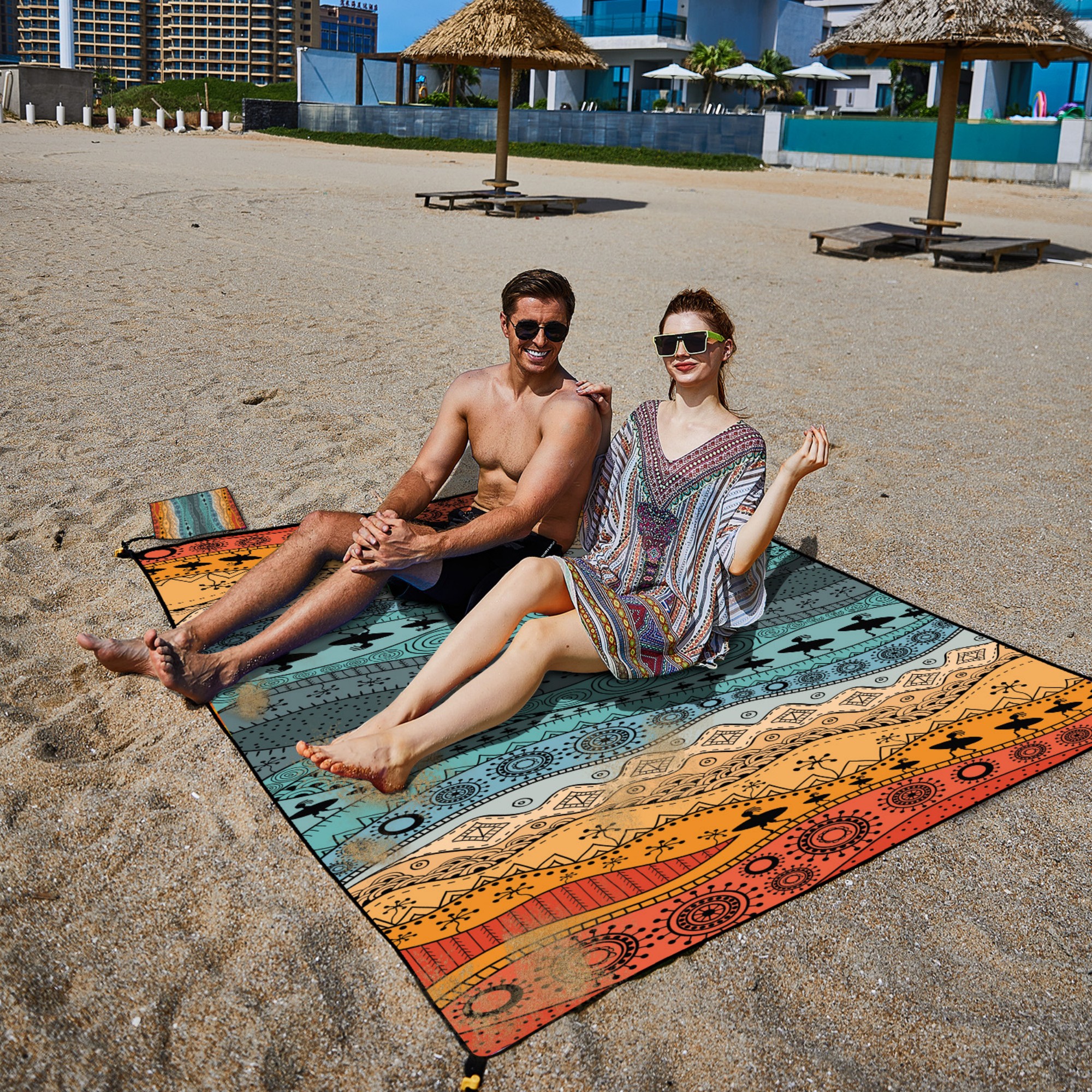Quick Dry Water Resistant Beach Mat 2
