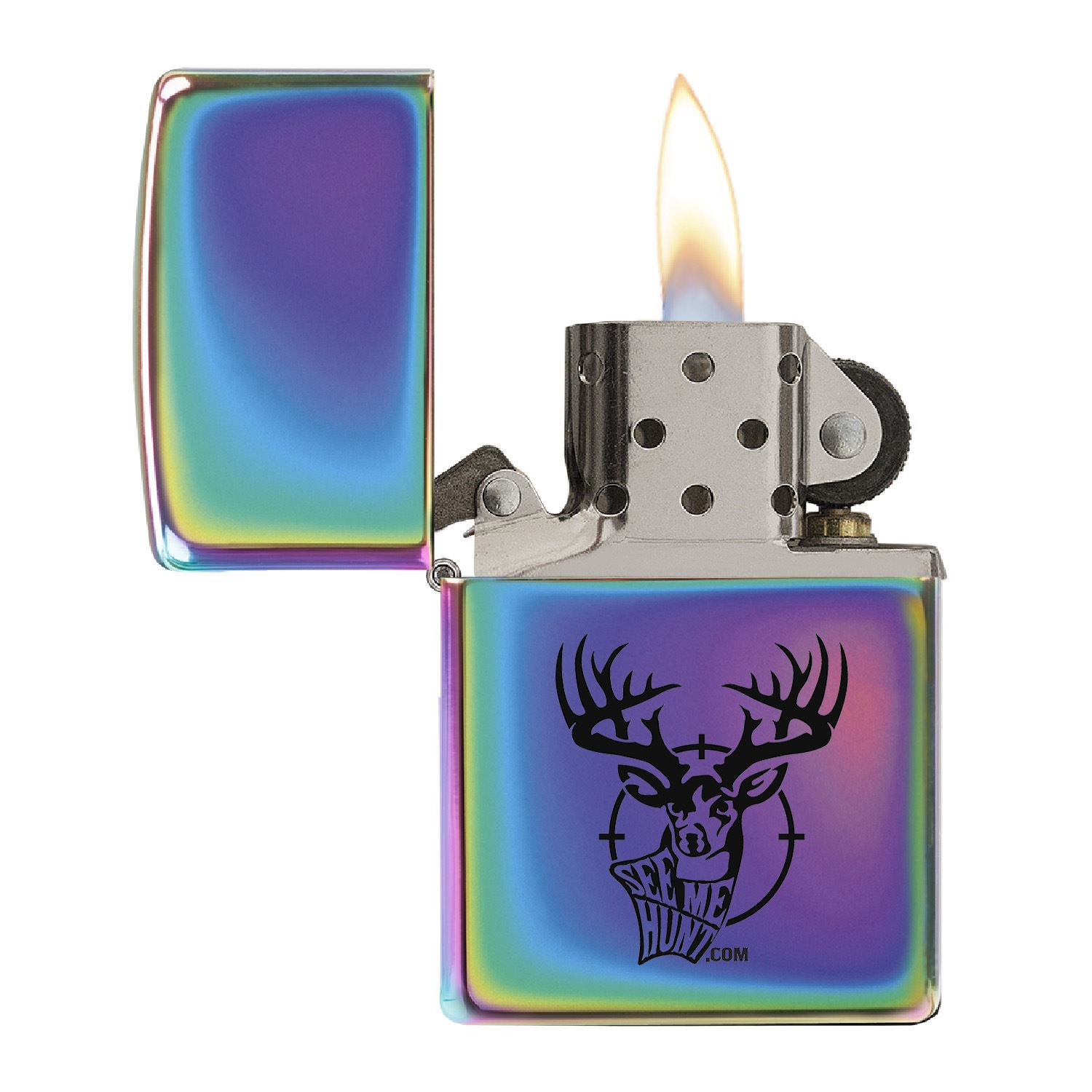 High Polish Multi-Color Windproof Lighter