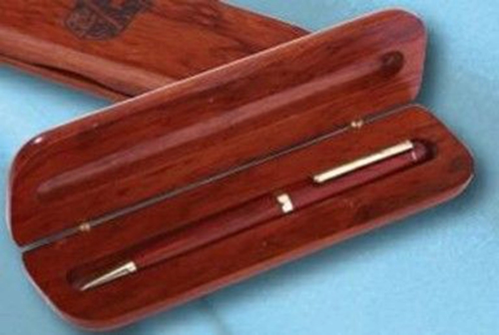 Rosewood Single Pen Set w/ Round Edge 4