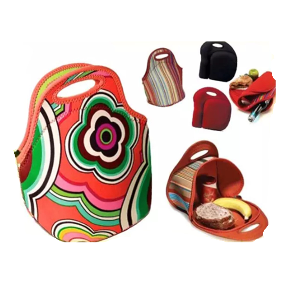 Neoprene School Lunch Tote Bag With Handle 4