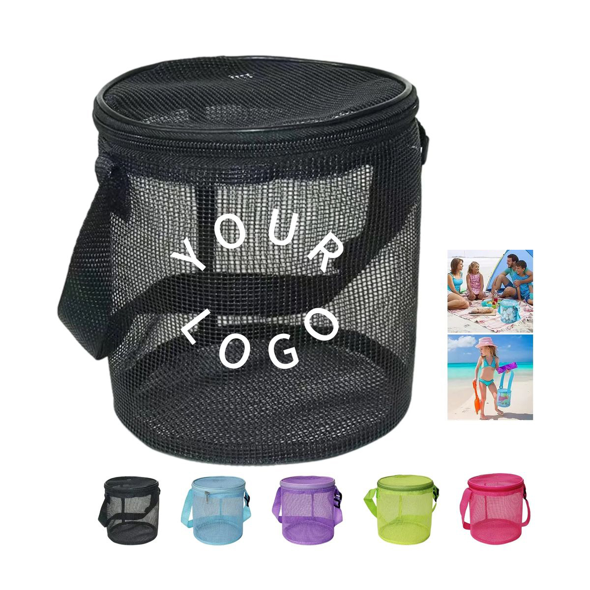 Nylon Mesh Bag with Compact Structure for Kids 1