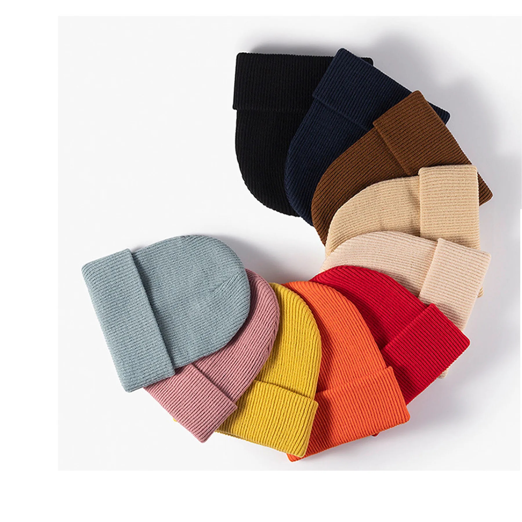 Premium Cuffed Knit Caps 5