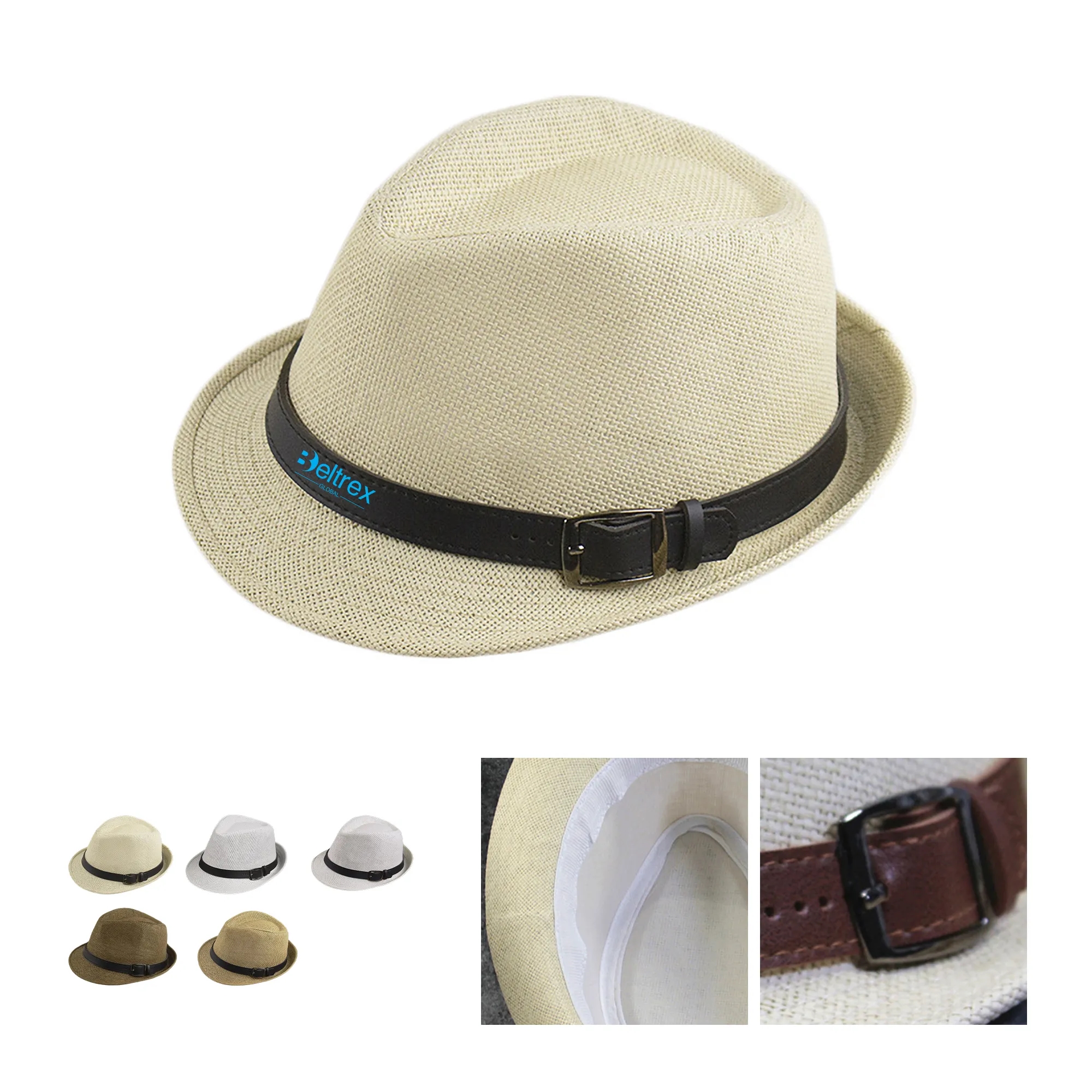 Lightweight Paper Straw Hat with Adjustable Fit 8