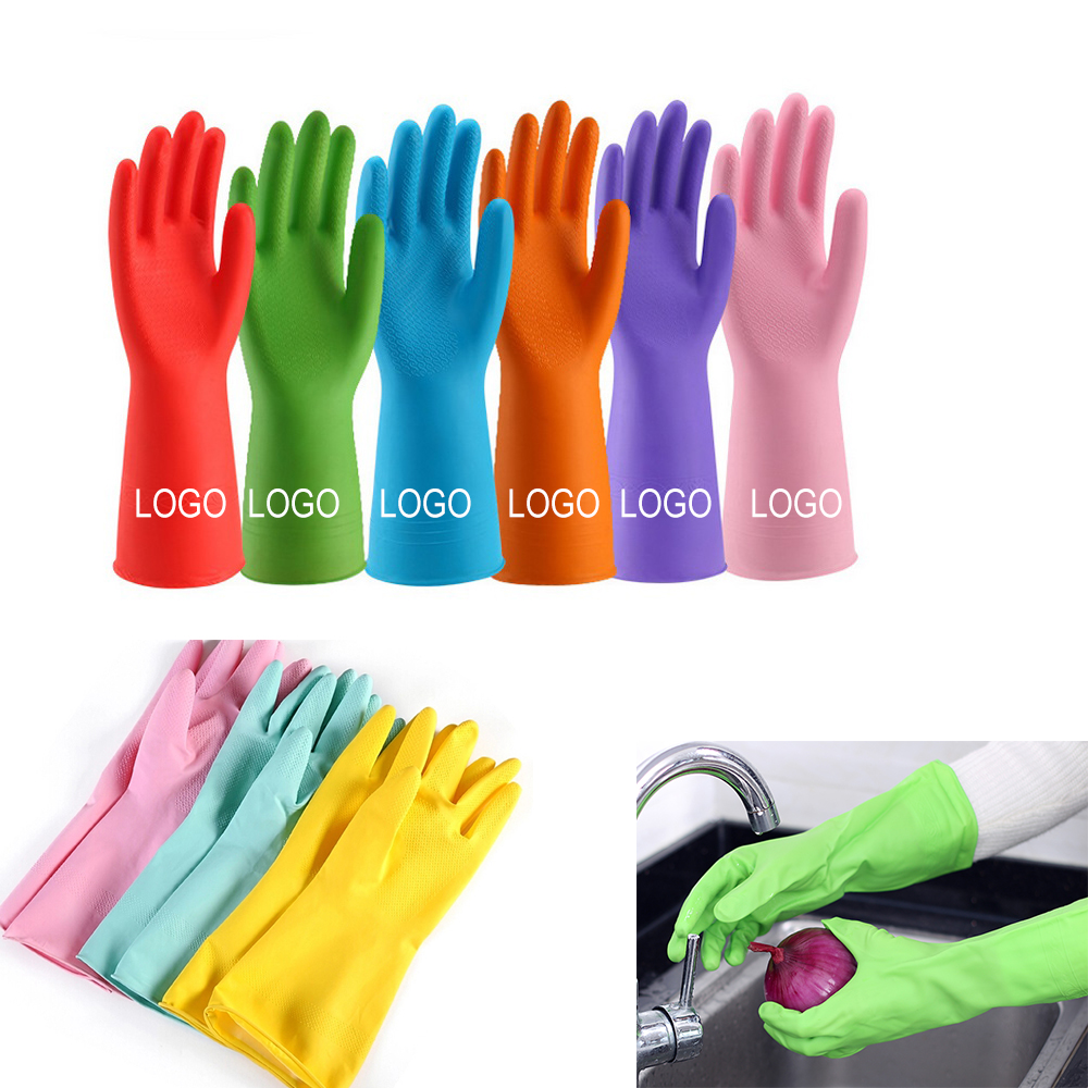 Waterproof Household Antibacterial Latex Gloves 1