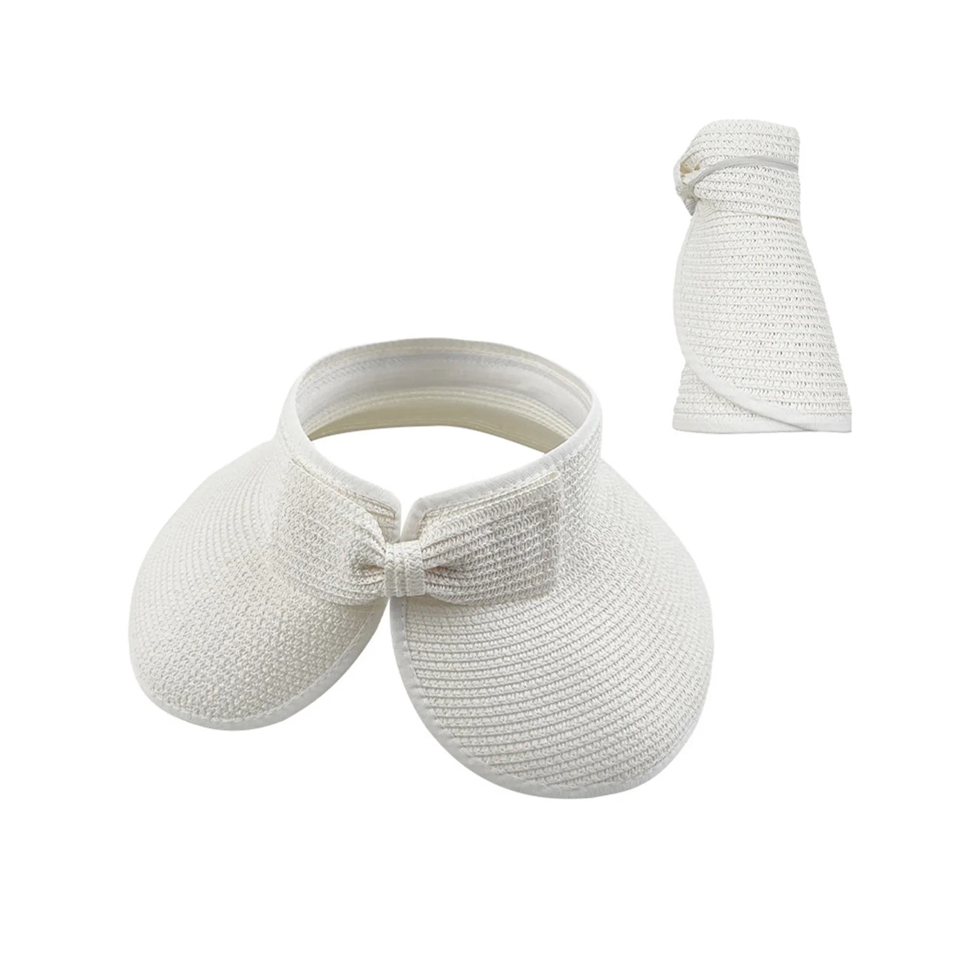 Foldable Beach Sun Straw Hat Outdoor Caps 12