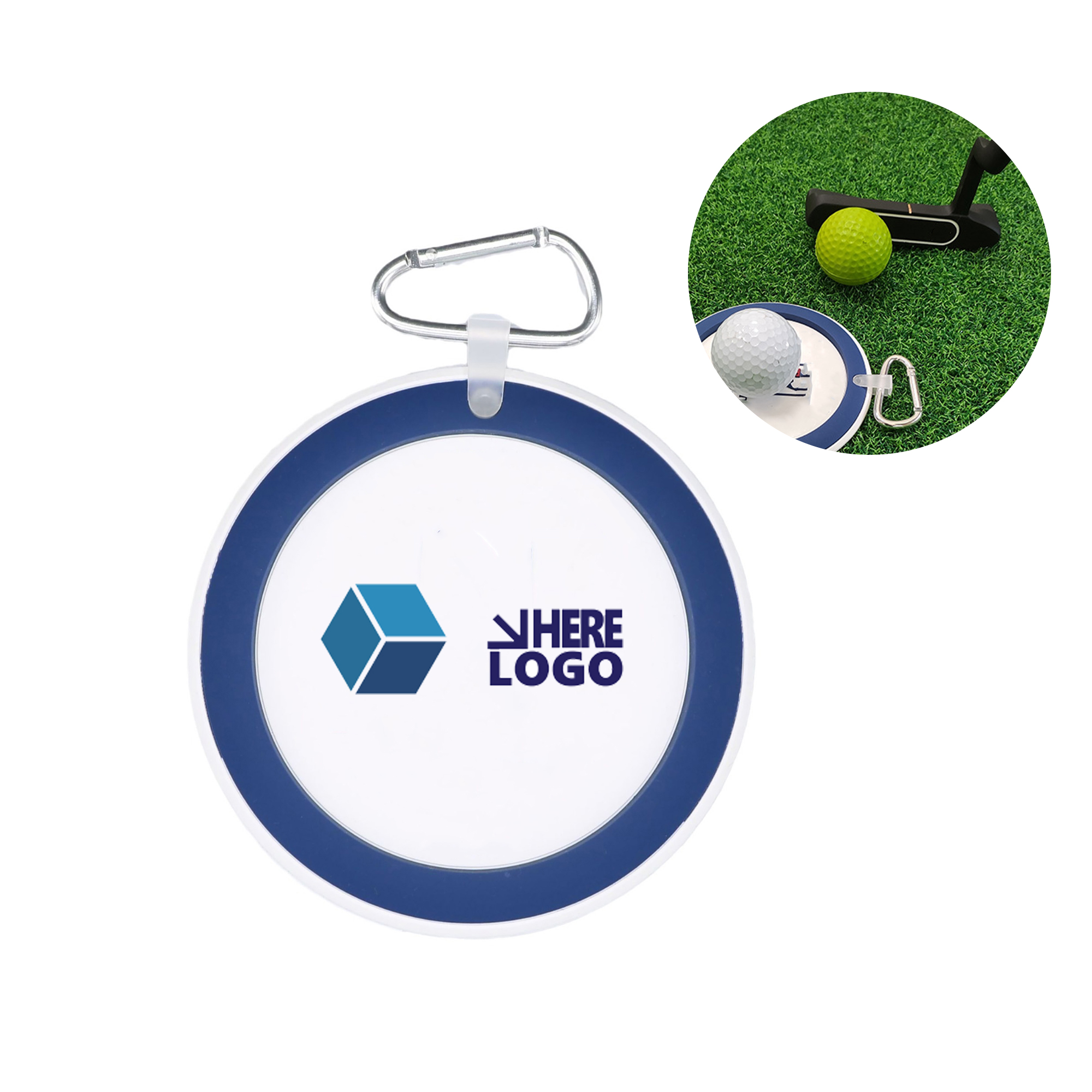 PVC Golf Club and Ball Luggage Tag 2