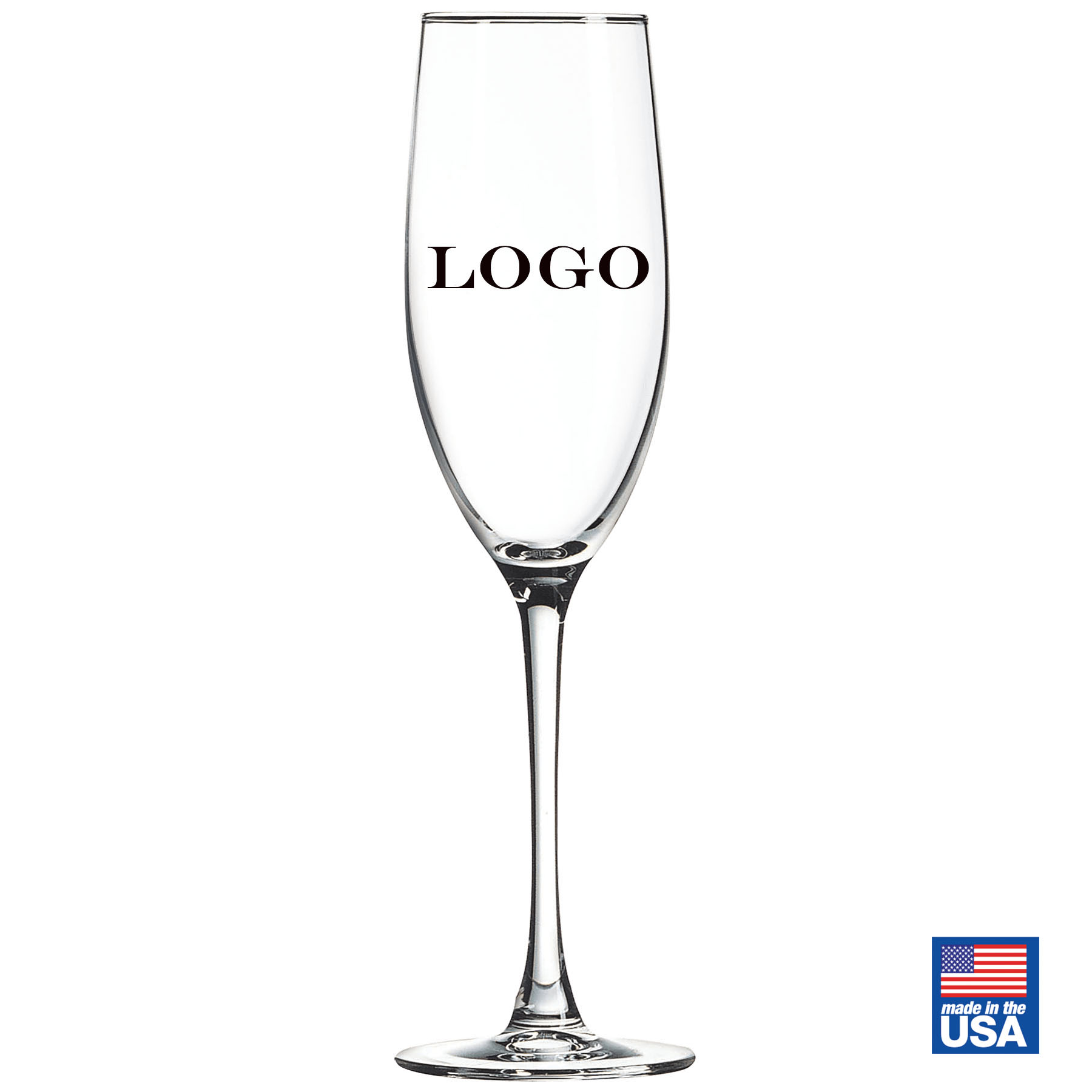 CHAMPAGNE FLUTE - 8 OZ. (Made in the USA) 4