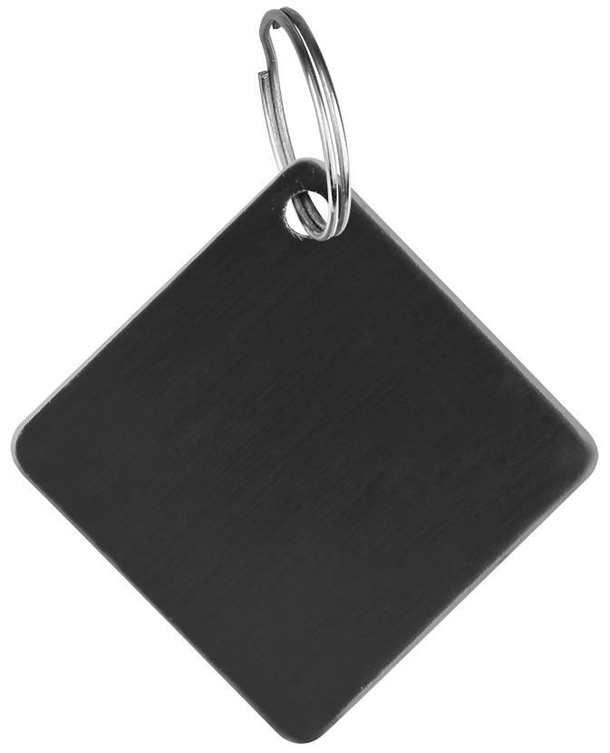 Aluminum Diamond Shaped Key Holder & Dog Tag 3