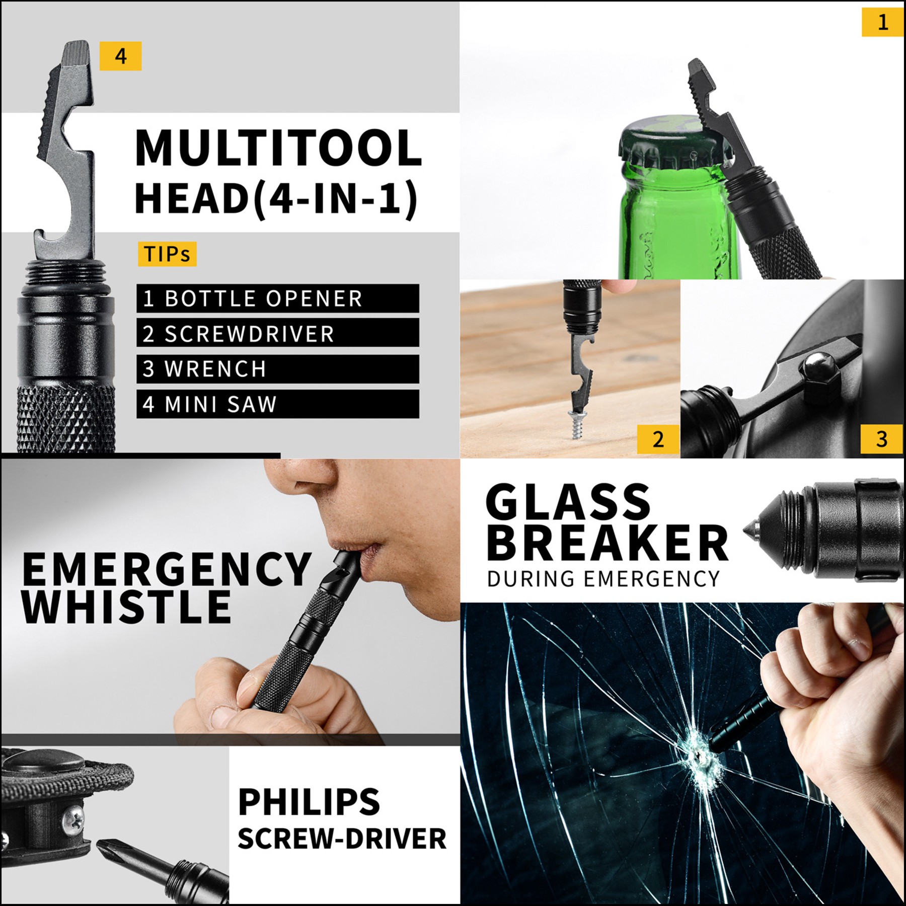 Multi Functional Tactical Pen 9