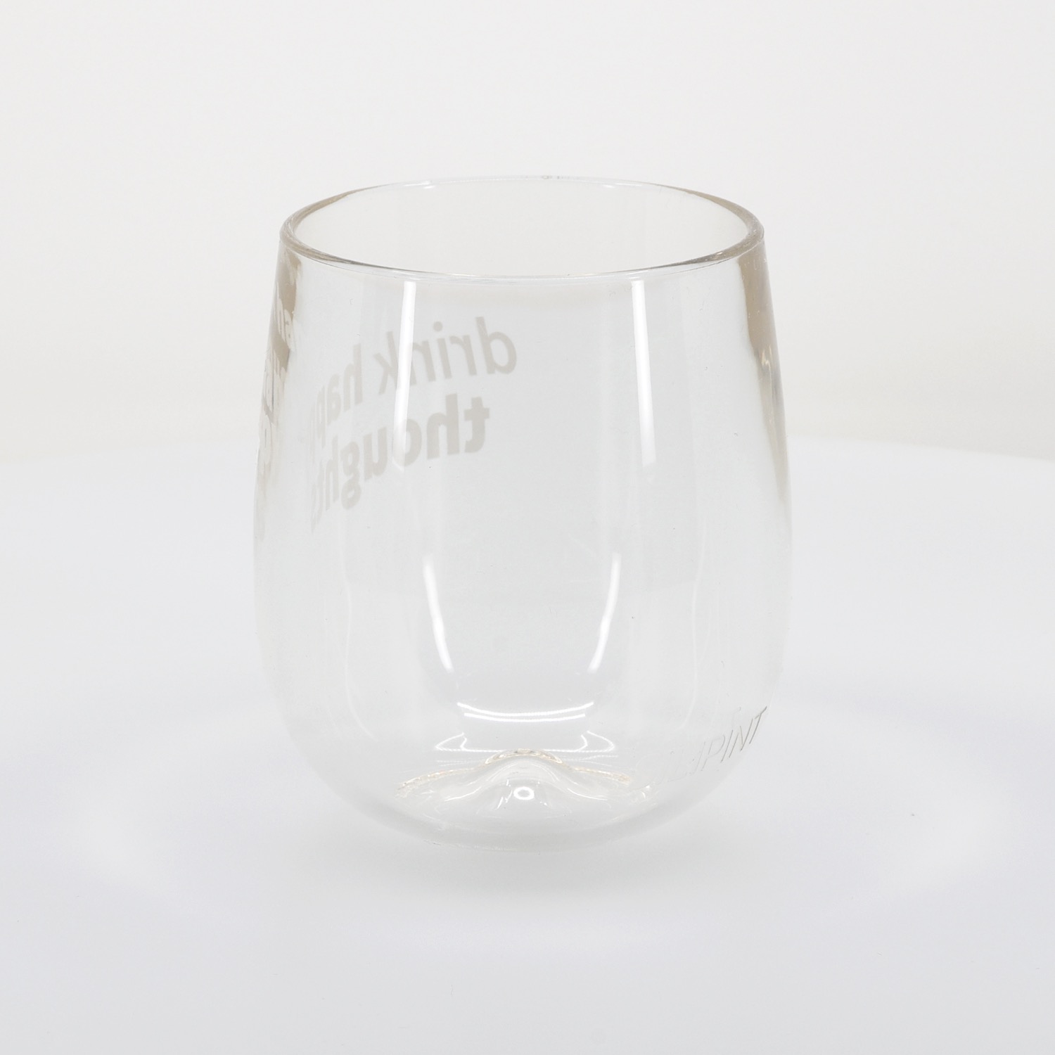 Silipint® Clear Stemless Wine Glass - 12 oz. 40