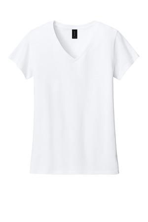 Gildan Women's Heavy Cotton 100% Cotton V-Neck T-Shirt. 5V00L 58