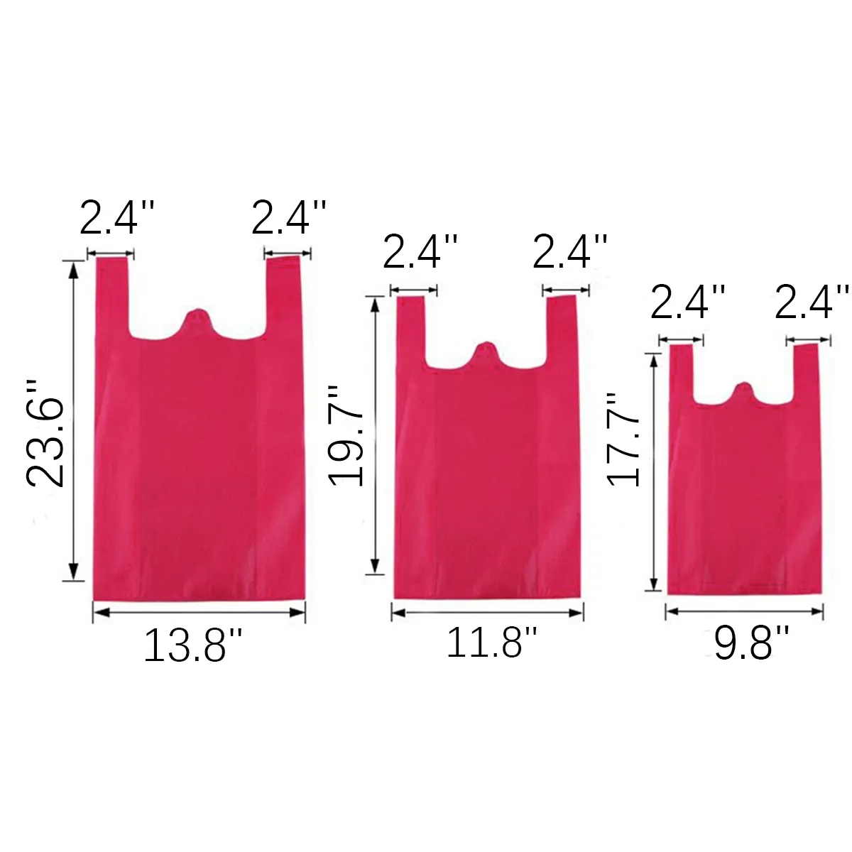 Portable Non-Woven Vest Grocery Tote Bag 3