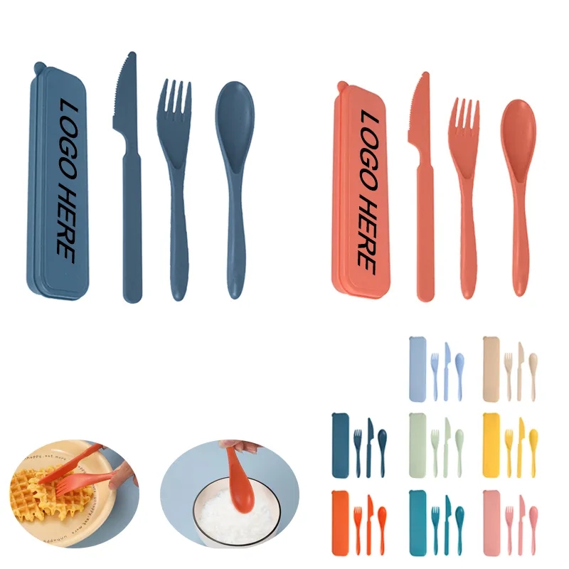 Wheat Straw Cutlery Set 4