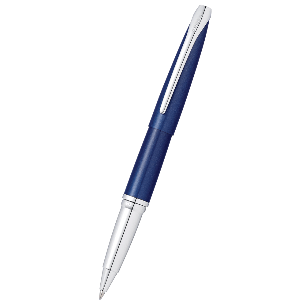 Cross ATX® Translucent Blue Lacquer Rollerball Pen 2