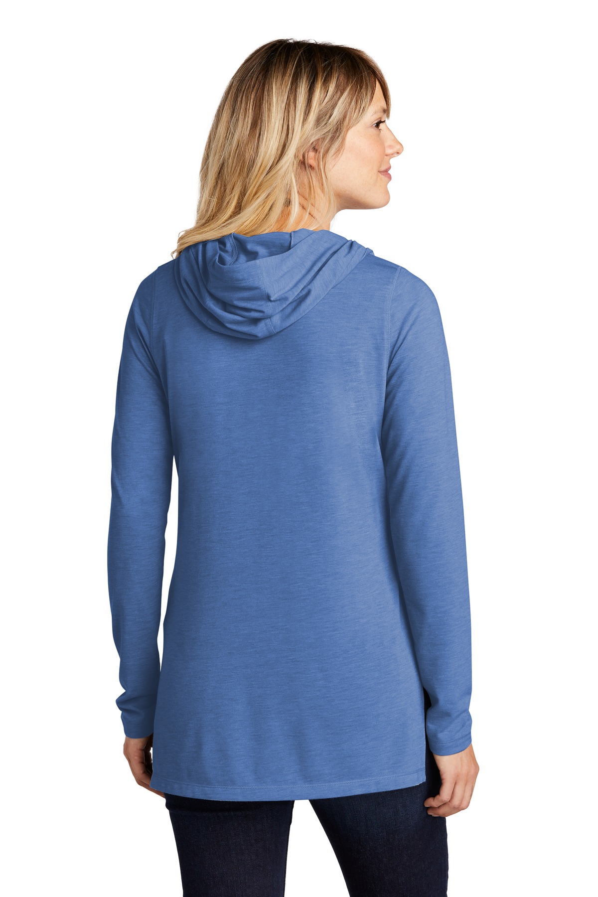 Sport-Tek Women's PosiCharge Tri-Blend Wicking Long Sleeve Hoodie LST406, custom hoodie or sweatshirt with logo imprint 19