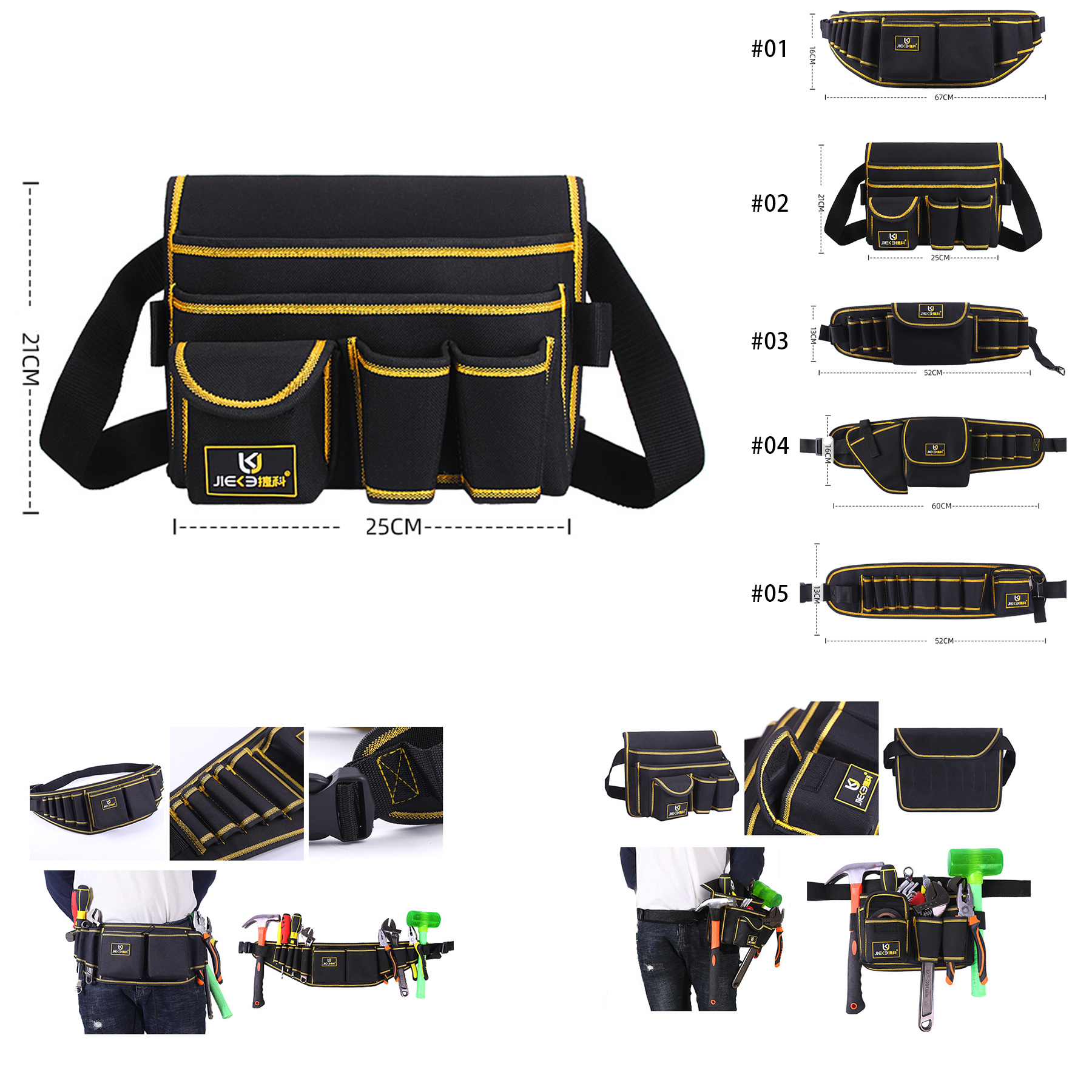 Mens Work Belt Waist Bag 2