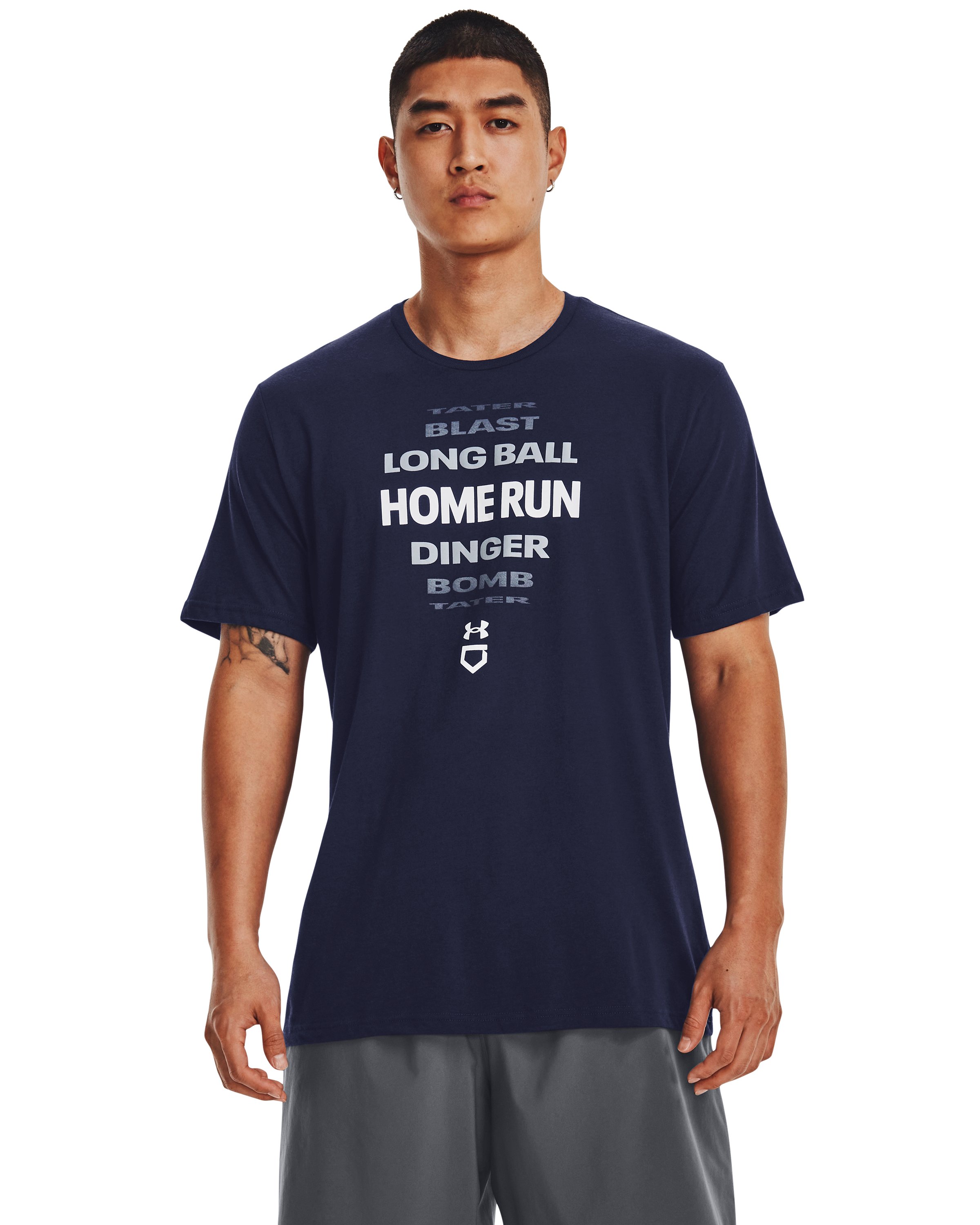 Men's UA Baseball Home Run Short Sleeve  1