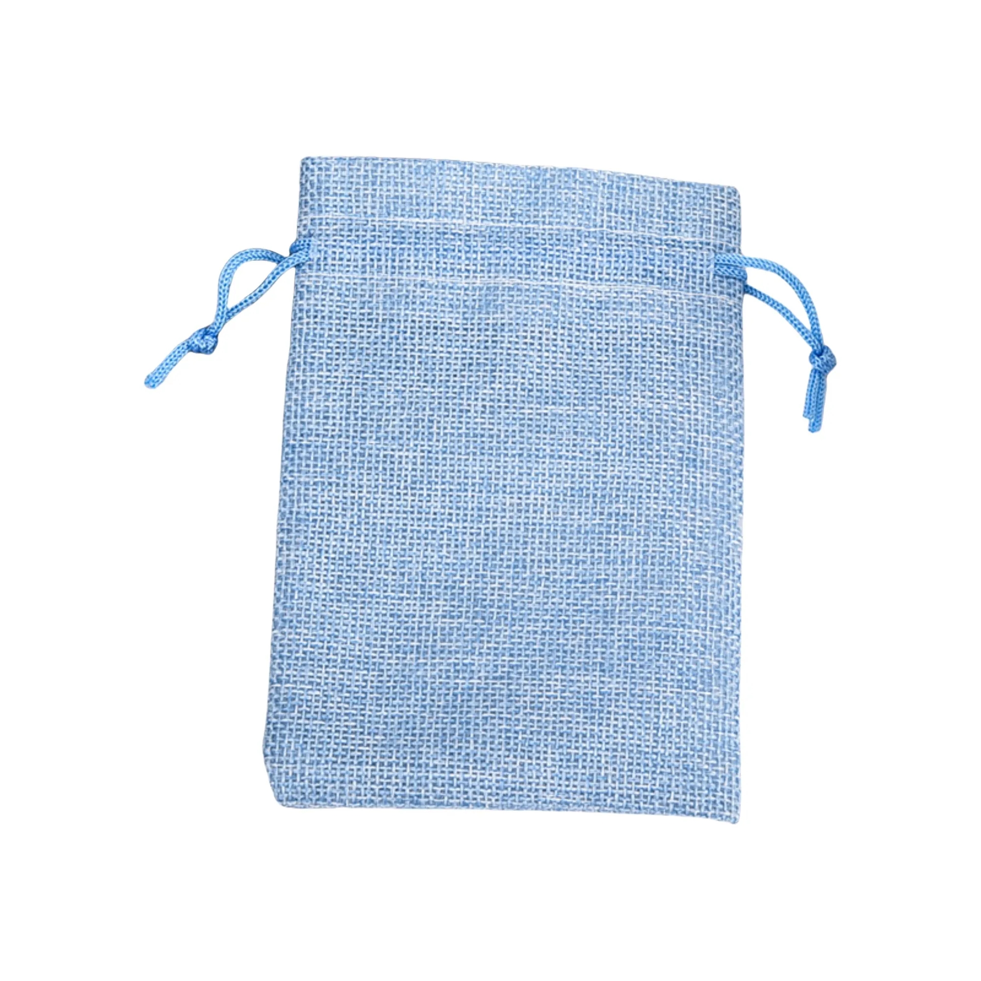 Linen Vintage Drawstring Pocket Gift Bag 16