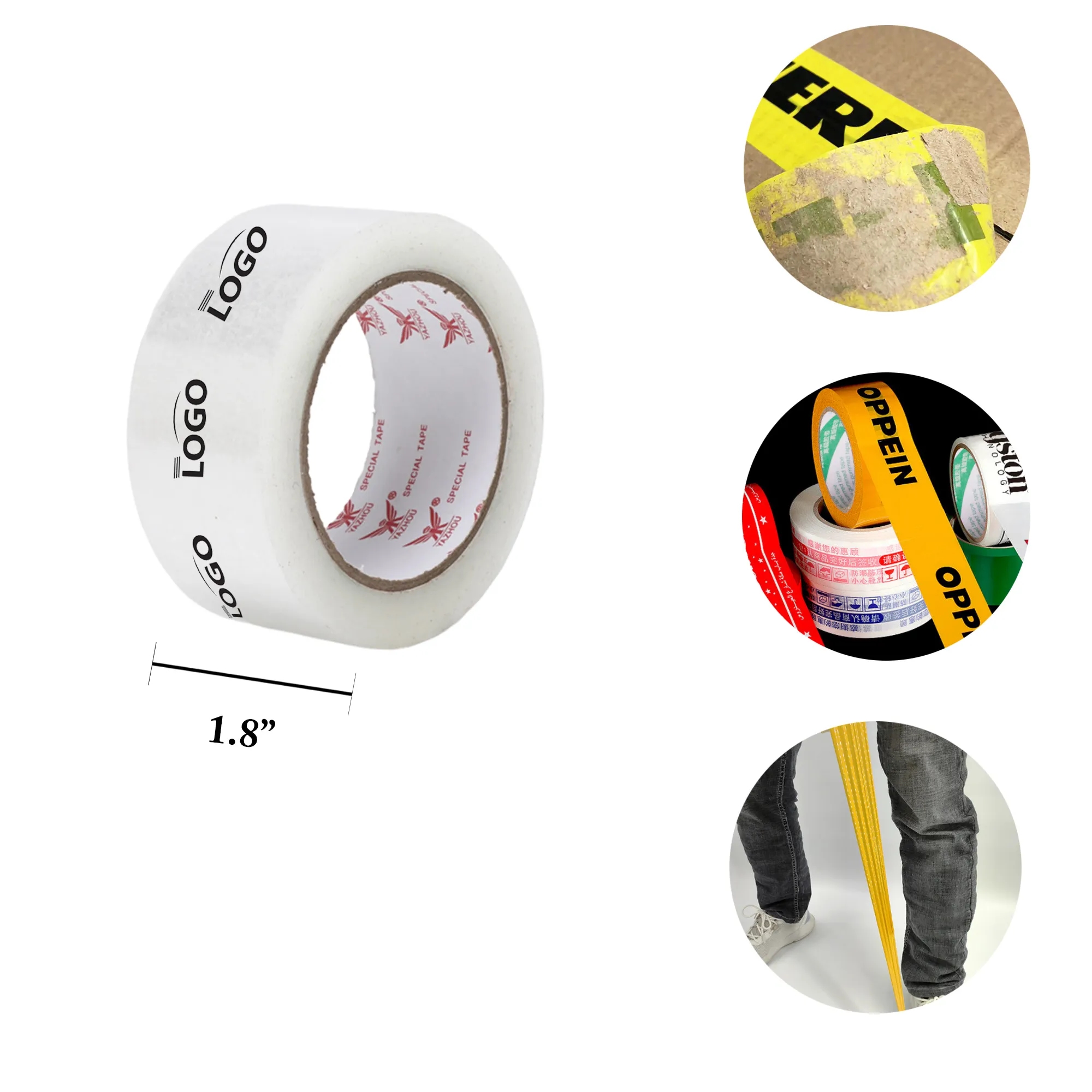 MOQ30 110 yards Customized Packing Tape Advertising Print 2