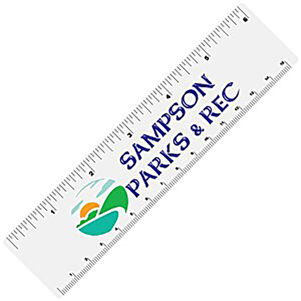 Flexible Plastic Ruler - 6" 1