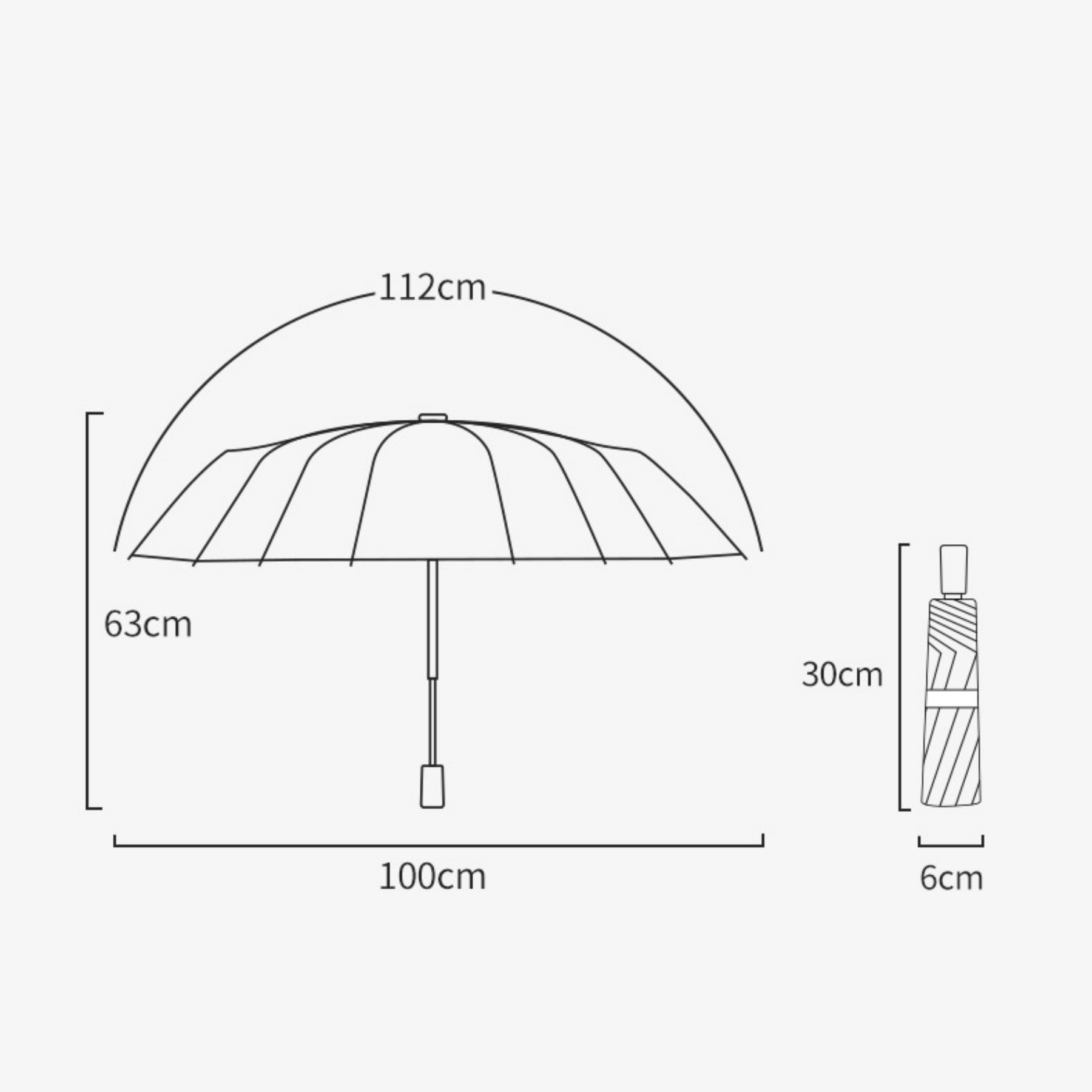 Sun Protection Folding Umbrella 2