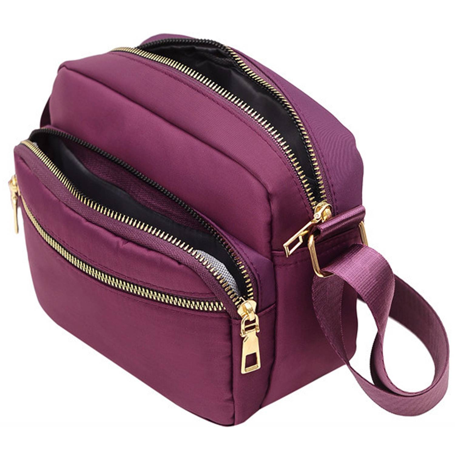 Nylon Crossbody Bag w/ Adjustable Shoulder Strap 7