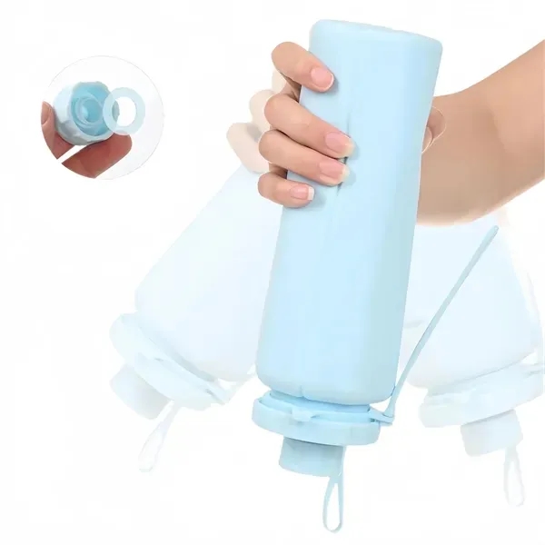 Collapsible Silicone Water Bottle - Reusable Eco Design 19