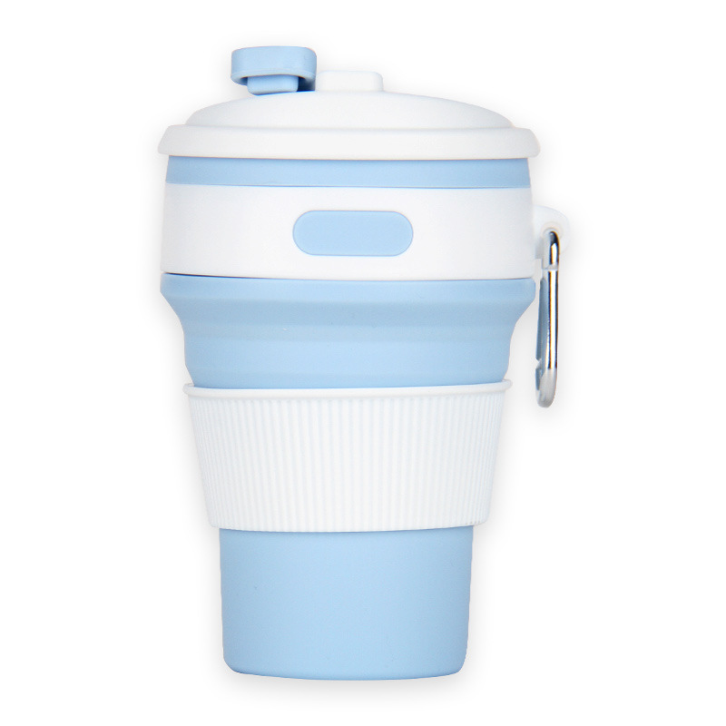 12 oz Silicone Collapsible Cup W/ Carabiner 4
