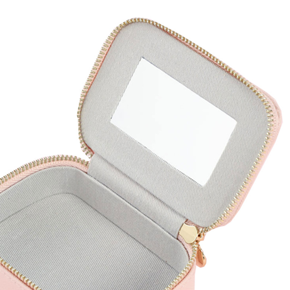 Zippered Leather Lipstick Pouch Organizer 7