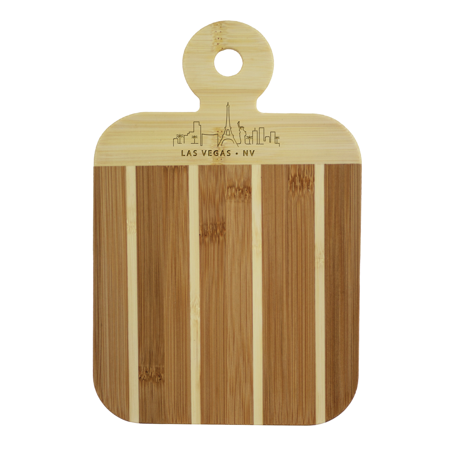Striped Paddle City Skyline Board - Las Vegas 3