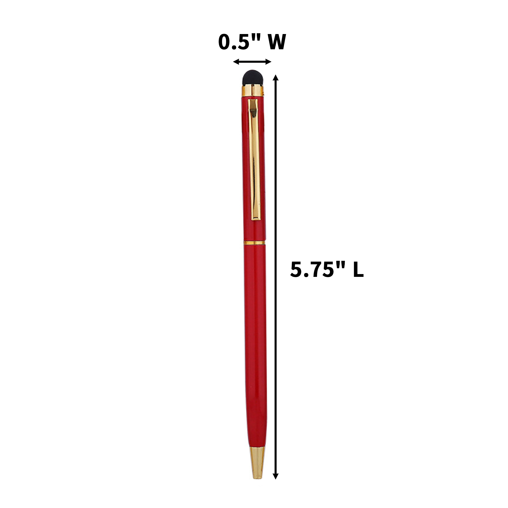 Plastic Pen With Touch Stylus Dual Function Writing Tool 9