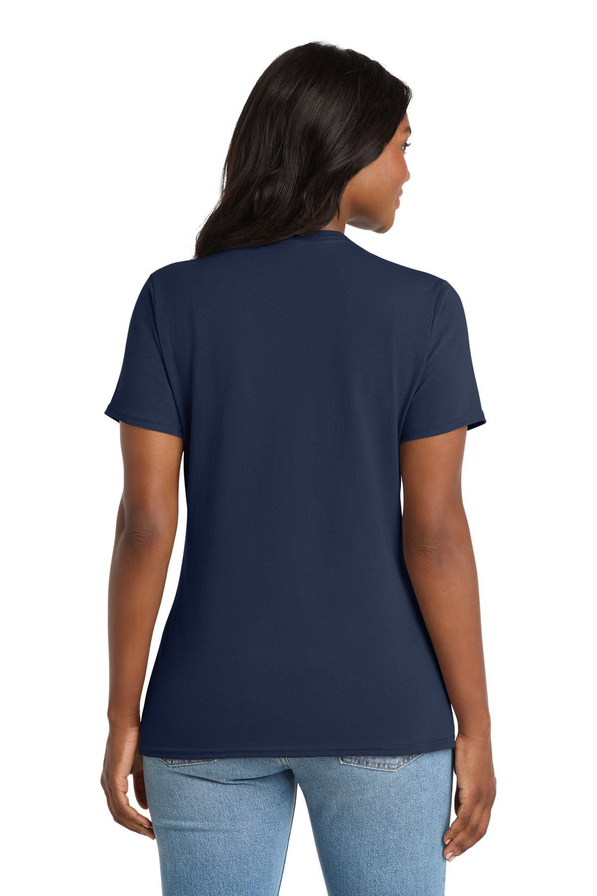Port & Co Women's Core Cotton V-Neck Tee. LPC54V 84