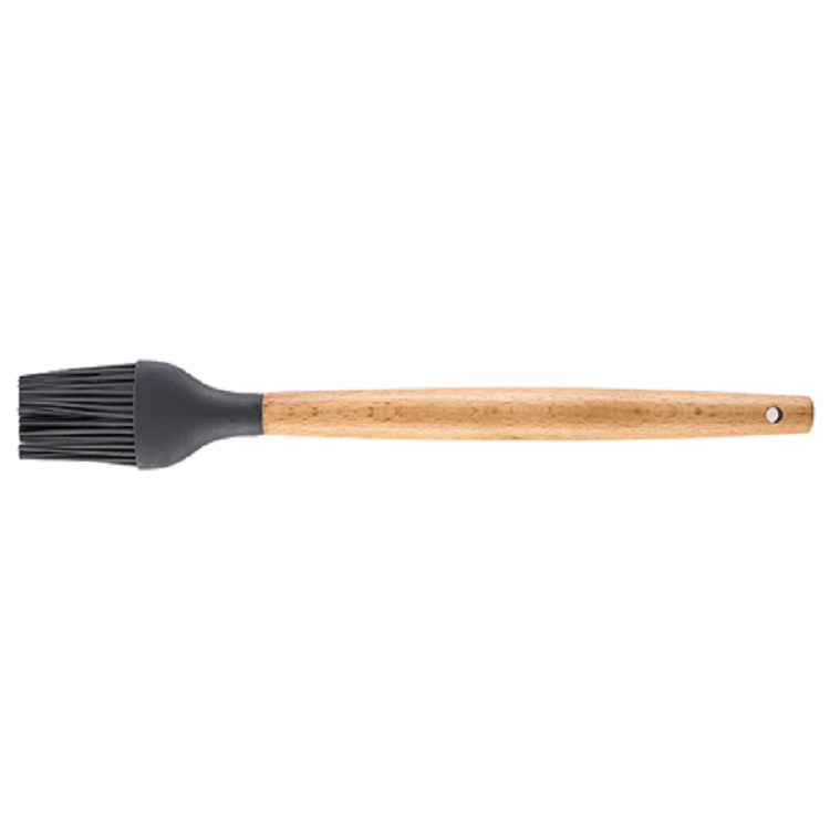 Silicone Kitchen Brush with Wooden Handle, Optional Cooking Utensil Set 14