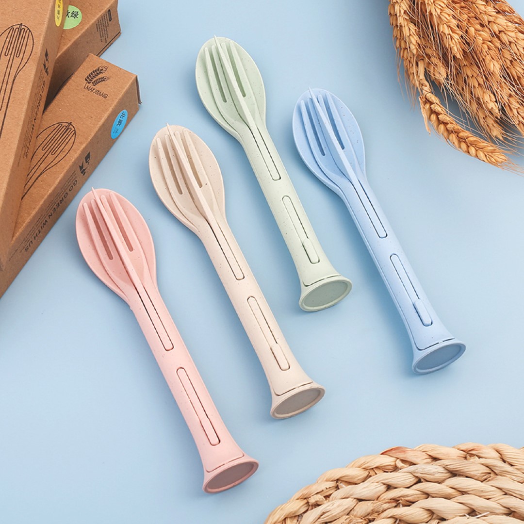 3 in 1 Knife, Fork, Spoon Utensils Set 10