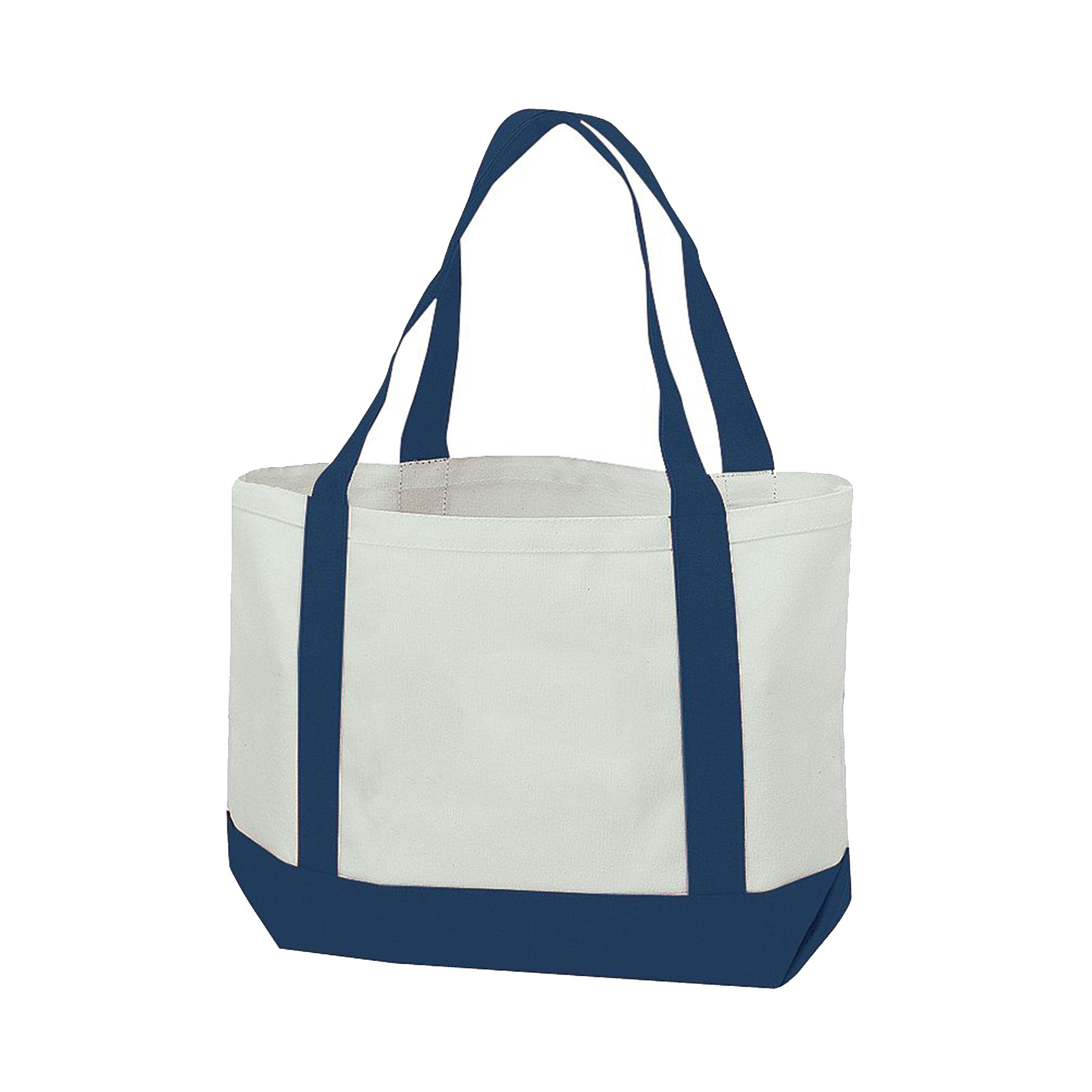 13 oz. Two-Tone Cotton Canvas Tote Bag 7