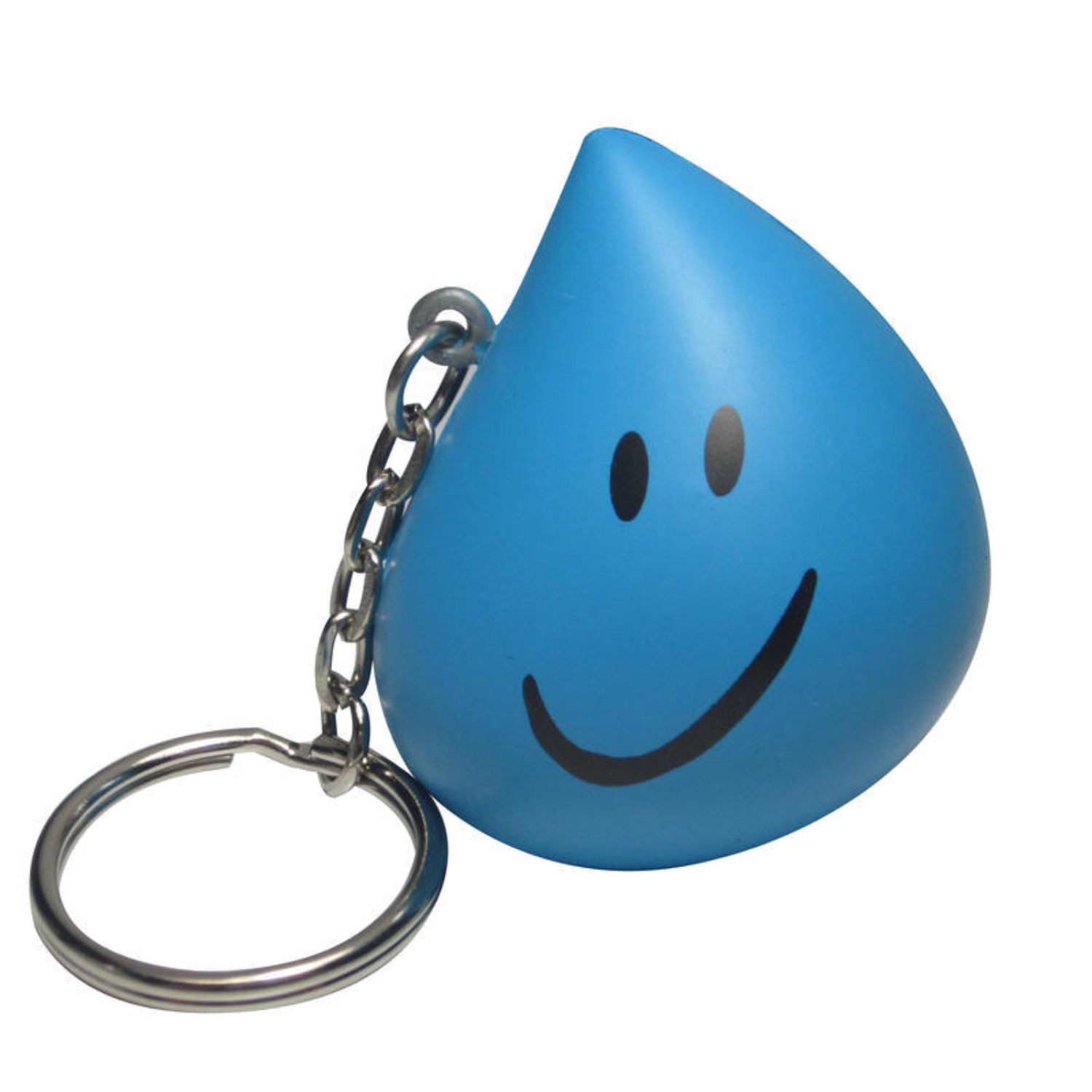 Water Drop Shaped Soft Stress Reliever Keychain 2