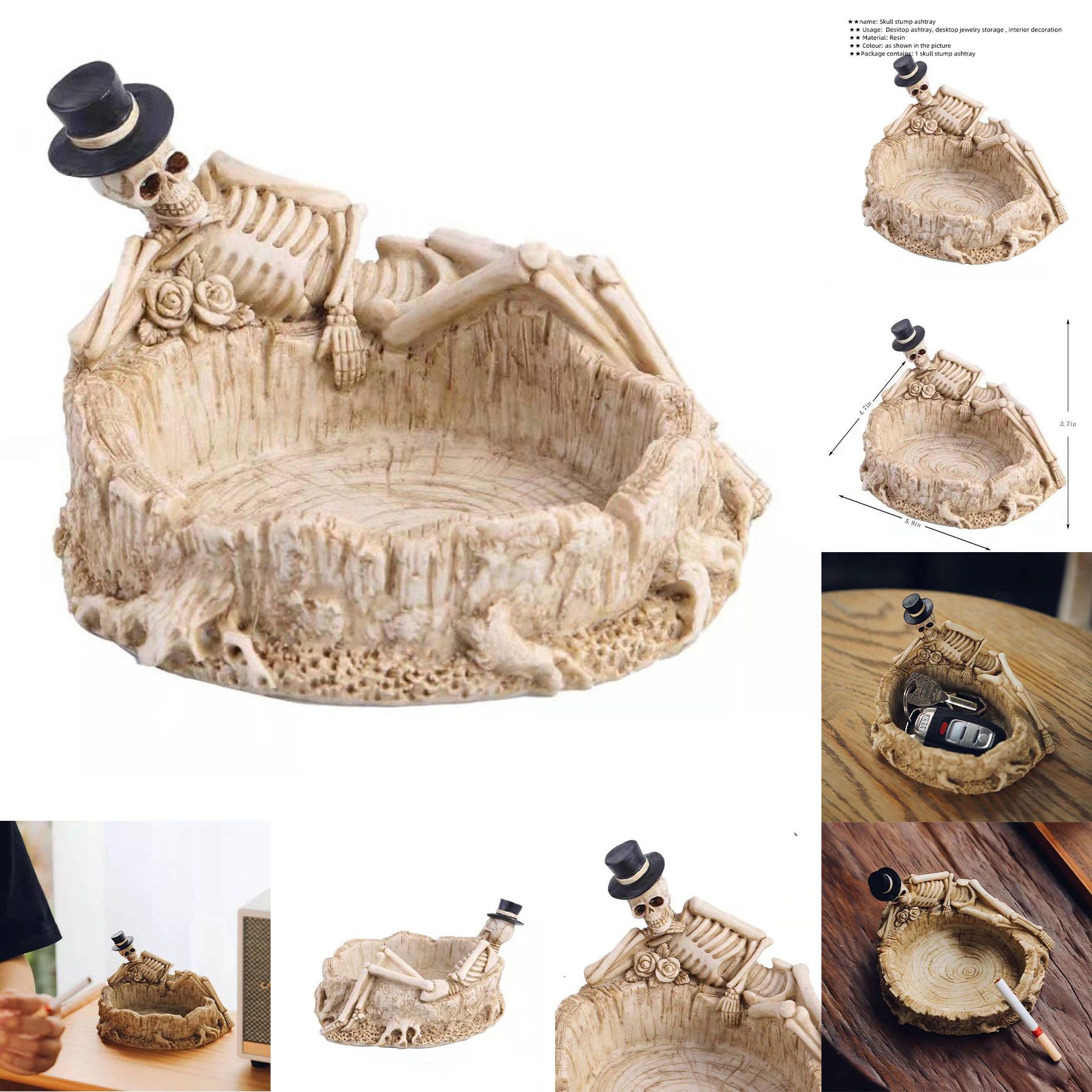 Skull Ashtray 2