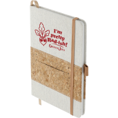 FSC® Mix 5.5" x 8.5" Recycled Cotton Cork Notebook 57