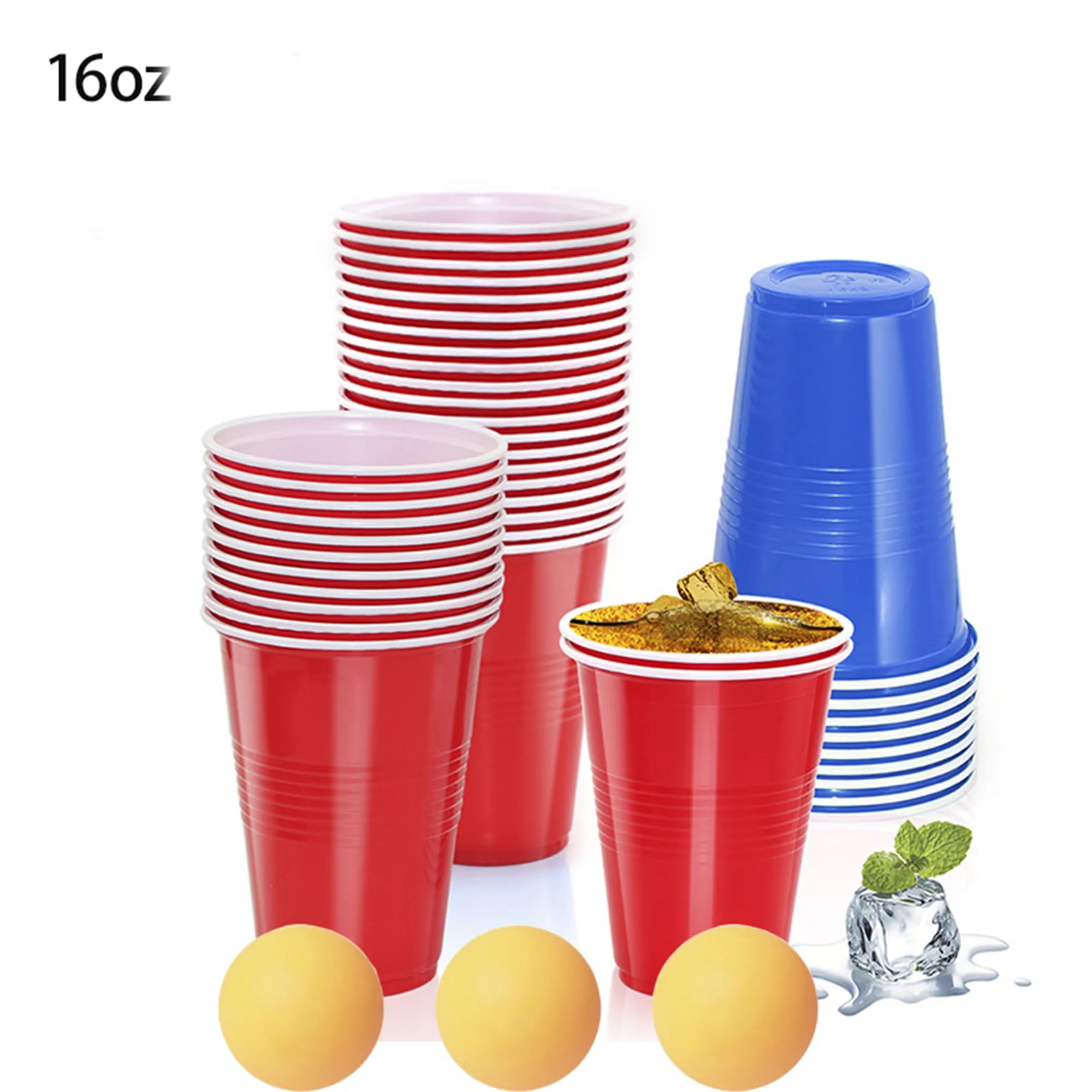 16 oz Disposable Plastic Party Cups 2