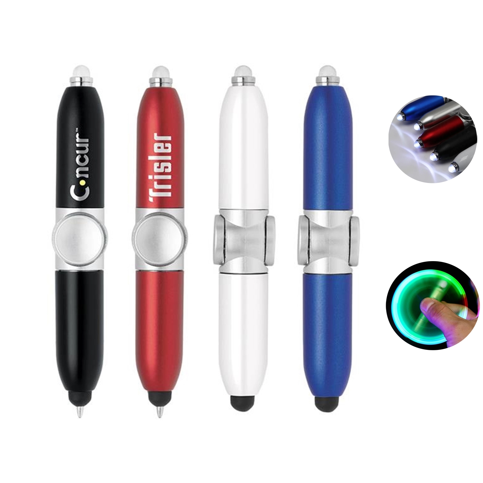 Fidget Spinner Stylus Led Pen 3