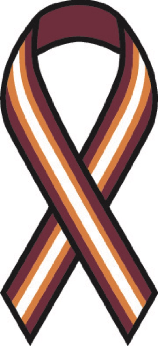 Waterless Peel and Stick Tattoo Awareness Ribbon (1.75"x1") 1