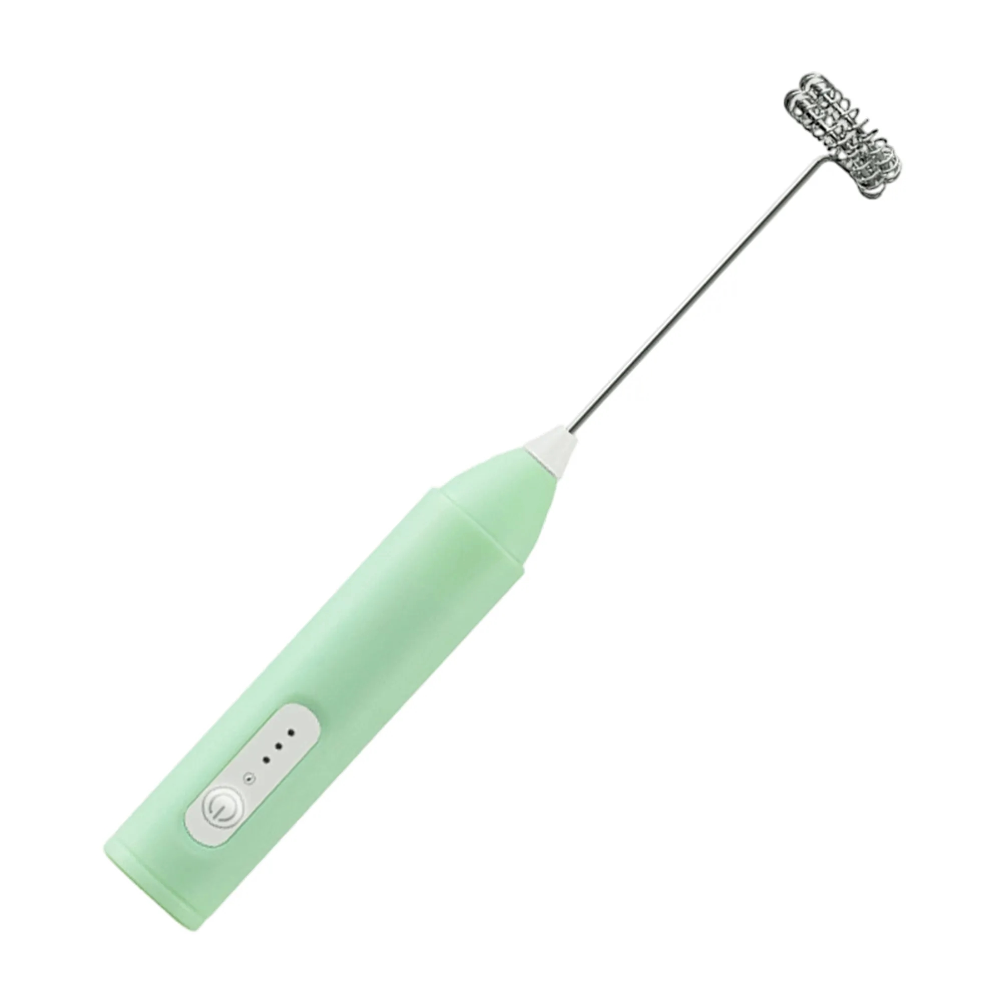 Wireless Electric Milk Frother with Dual-Spring Whisk 2